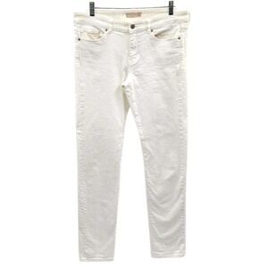 UNIQLO Slim Fit Tapered Jeans White Middle‎ Rise Japanese Fabric